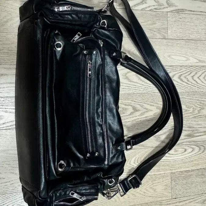 [BUNJANG] Black Purple Bread Bag / 블랙퍼플 브레드 백_블랙