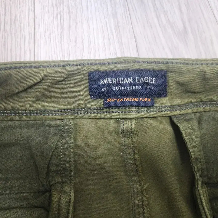 [BUNJANG] American Eagle Olive Green Cotton Pants W32 / 아메리칸이글 올리브그린 면바지 W32