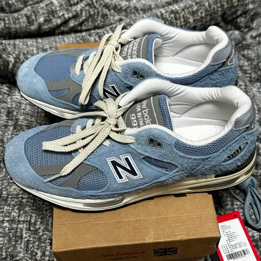 [SOLD OUT] 뉴발란스 991v2 셀레스티얼 블루 스니커즈 260
