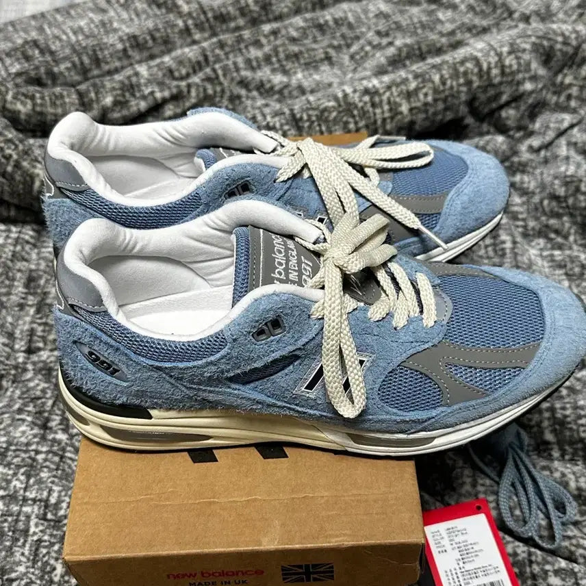 [SOLD OUT] 뉴발란스 991v2 셀레스티얼 블루 스니커즈 260
