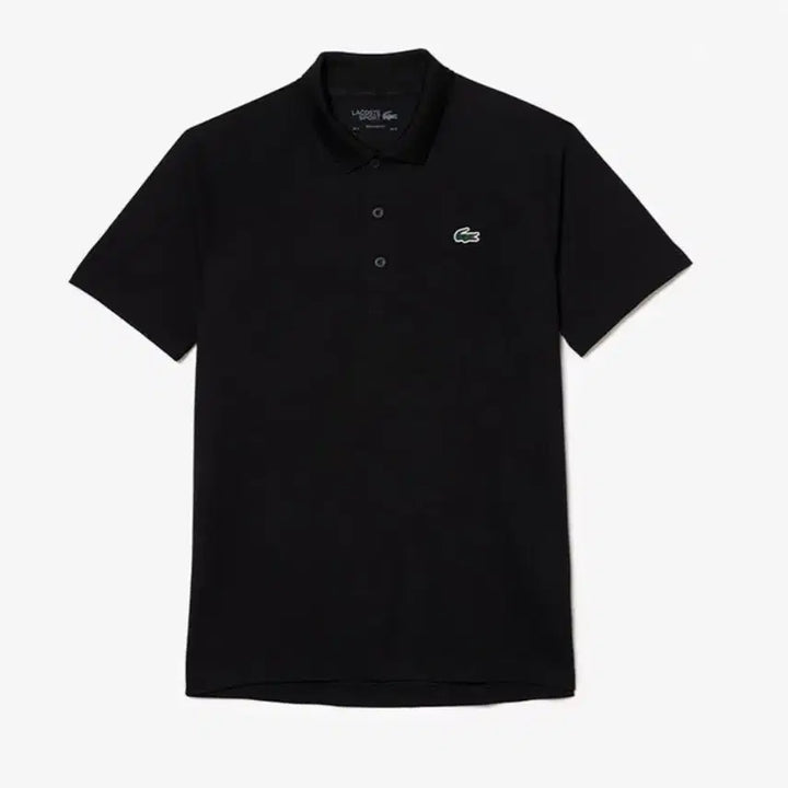 [BUNJANG] Lacoste Polo Shirt (DH3201) Black / 라코스테 기능성 카라티 폴로 반팔 티셔츠 90사이즈 블랙 (DH3201)
