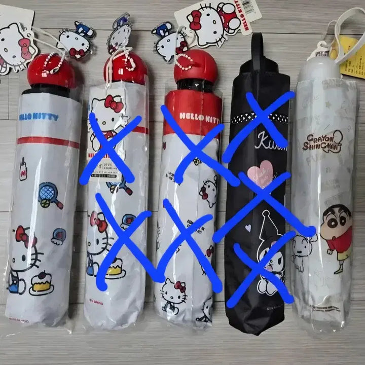 [BUNJANG] Hello Kitty &amp; Crayon Shin-chan Character Umbrella (2 Types) / 헬로키티 / 짱구 캐릭터 양우산 2종