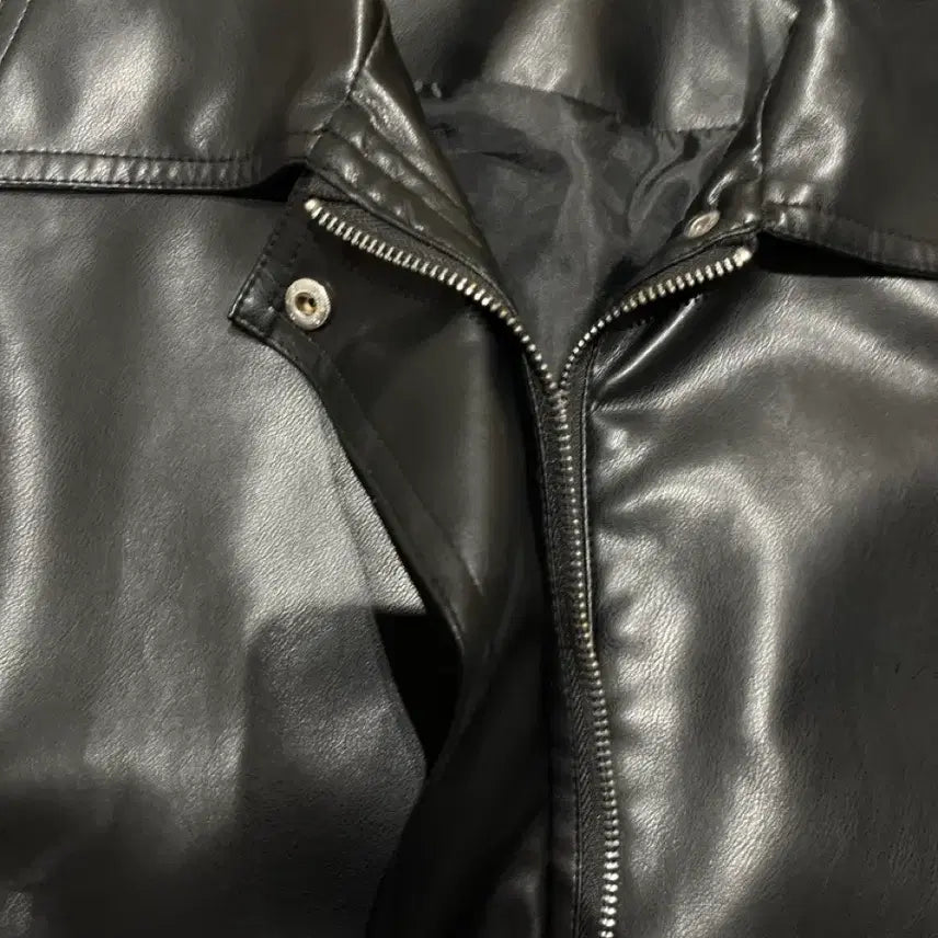 [BUNJANG] Vegan Leather Jacket / 비건 레더자켓