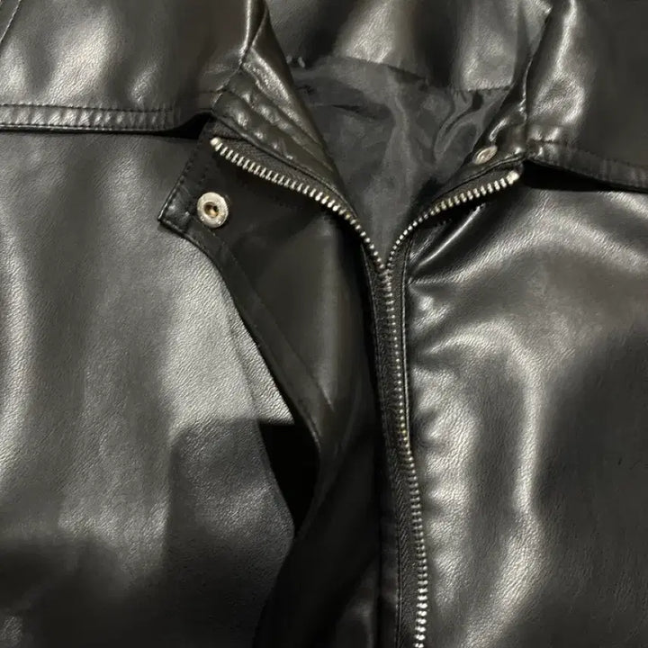 [BUNJANG] Vegan Leather Jacket / 비건 레더자켓