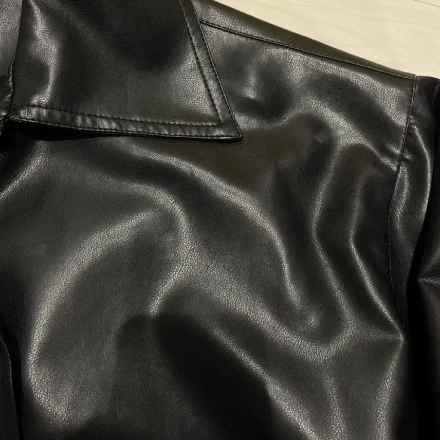 [BUNJANG] Vegan Leather Jacket / 비건 레더자켓