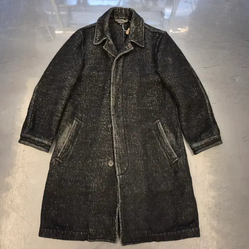 [BUNJANG] Comme des Garçons Homme Plus 2004 Distressed Wool Coat / L>AD2004 꼼데가르송 옴므 플러스 디스트레스드 코트