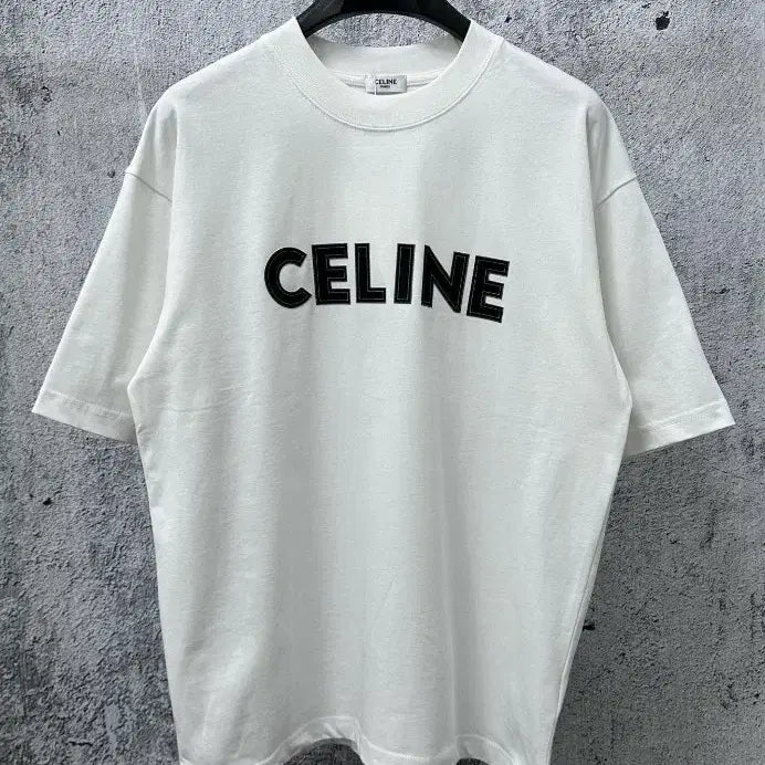 [BUNJANG] CELINE White Short Sleeve T-shirt / CELINE 세린느 화이트 반팔 티셔츠