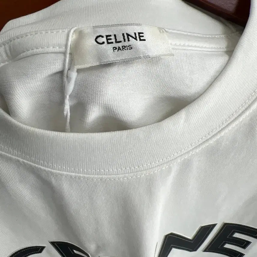 [BUNJANG] CELINE White Short Sleeve T-shirt / CELINE 세린느 화이트 반팔 티셔츠
