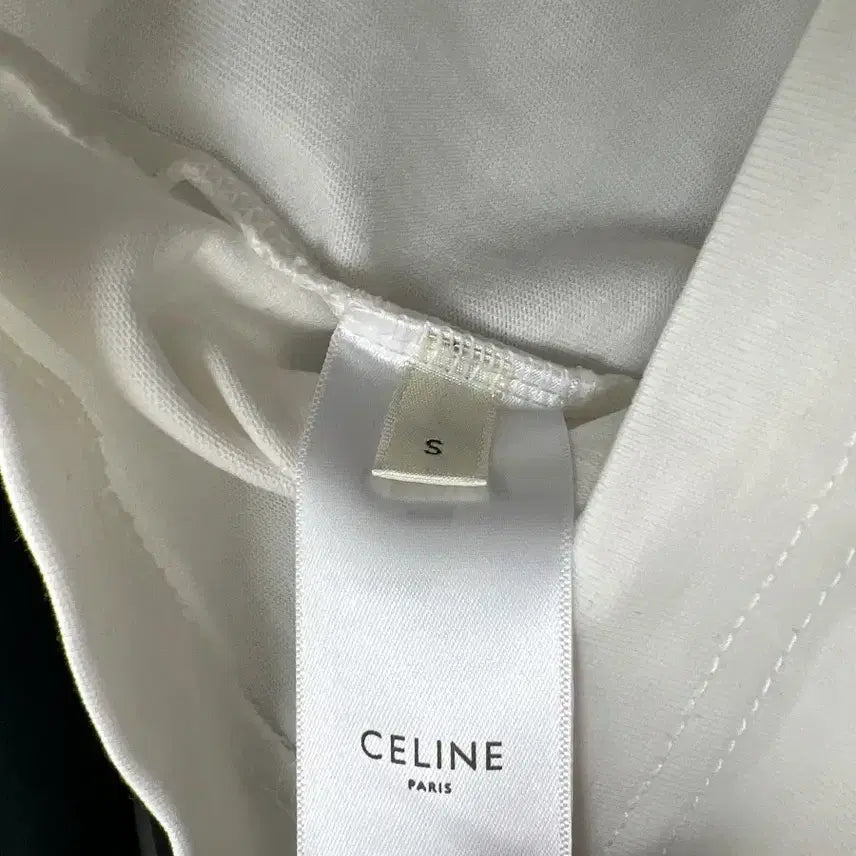[BUNJANG] CELINE White Short Sleeve T-shirt / CELINE 세린느 화이트 반팔 티셔츠