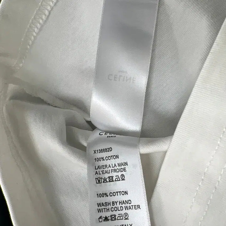 [BUNJANG] CELINE White Short Sleeve T-shirt / CELINE 세린느 화이트 반팔 티셔츠