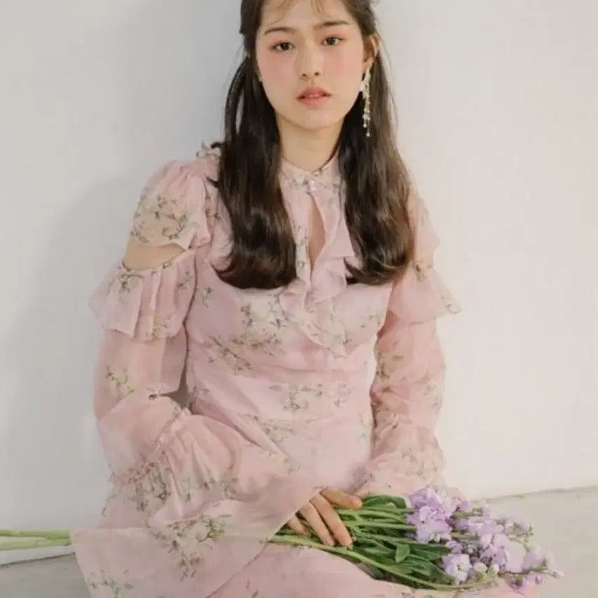 [BUNJANG] Not Your Rose Belle Frill Dress / 낫유어로즈 벨 프릴 원피스