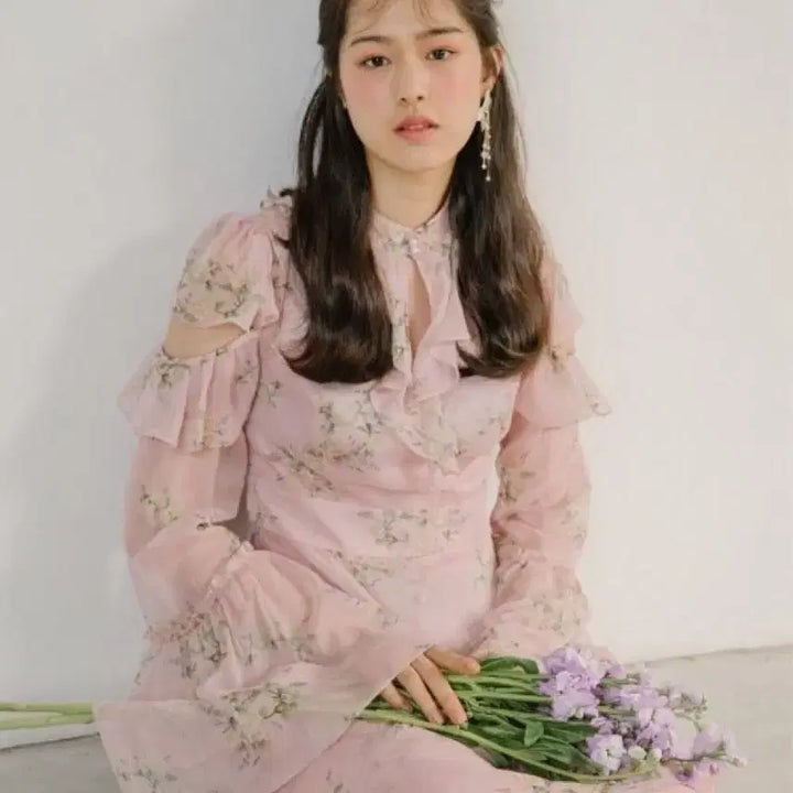 [BUNJANG] Not Your Rose Belle Frill Dress / 낫유어로즈 벨 프릴 원피스
