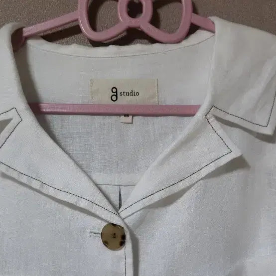 [BUNJANG] G Studio White Linen Jacket / g studio 화이트 린넨 자켓  90(66) 가반50