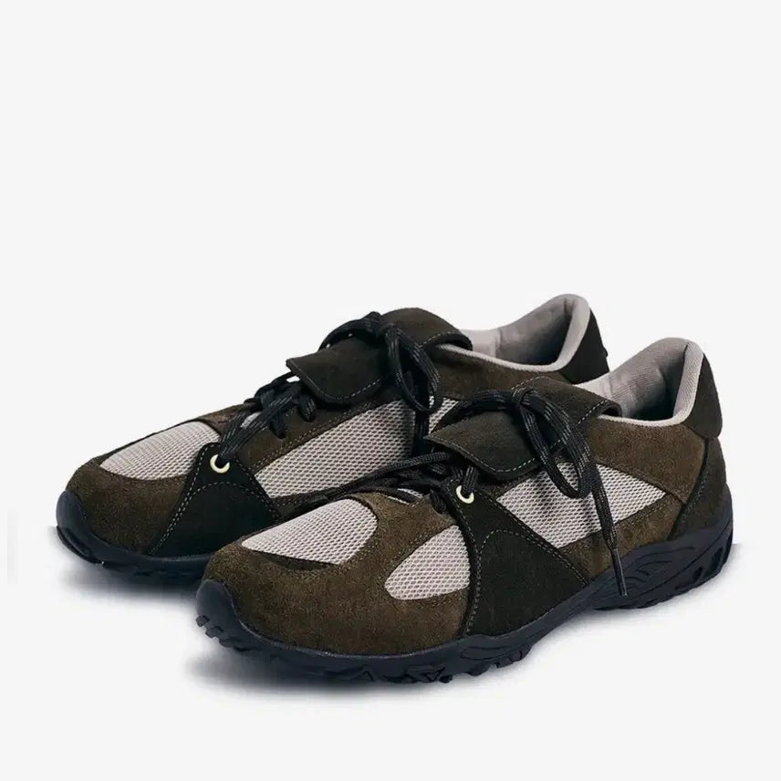 [BUNJANG] Negative Three Asymmetry Sneakers Khaki Brown 280 / 네거티브쓰리Asymmetry Sneakers_Khaki Brown 280
