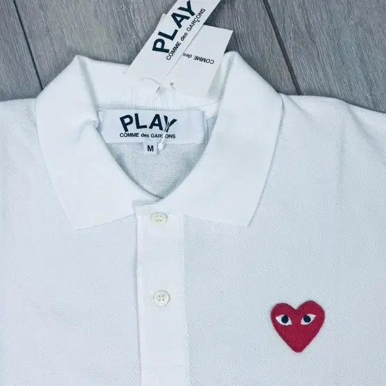[BUNJANG] Comme des Garcons PK Polo T-Shirt (Black &amp; White) / 정품)새상품 꼼데가르송 PK 카라 반팔티셔츠 블랙&amp;화이트