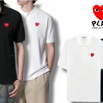 [BUNJANG] Comme des Garcons PK Polo T-Shirt (Black &amp; White) / 정품)새상품 꼼데가르송 PK 카라 반팔티셔츠 블랙&amp;화이트