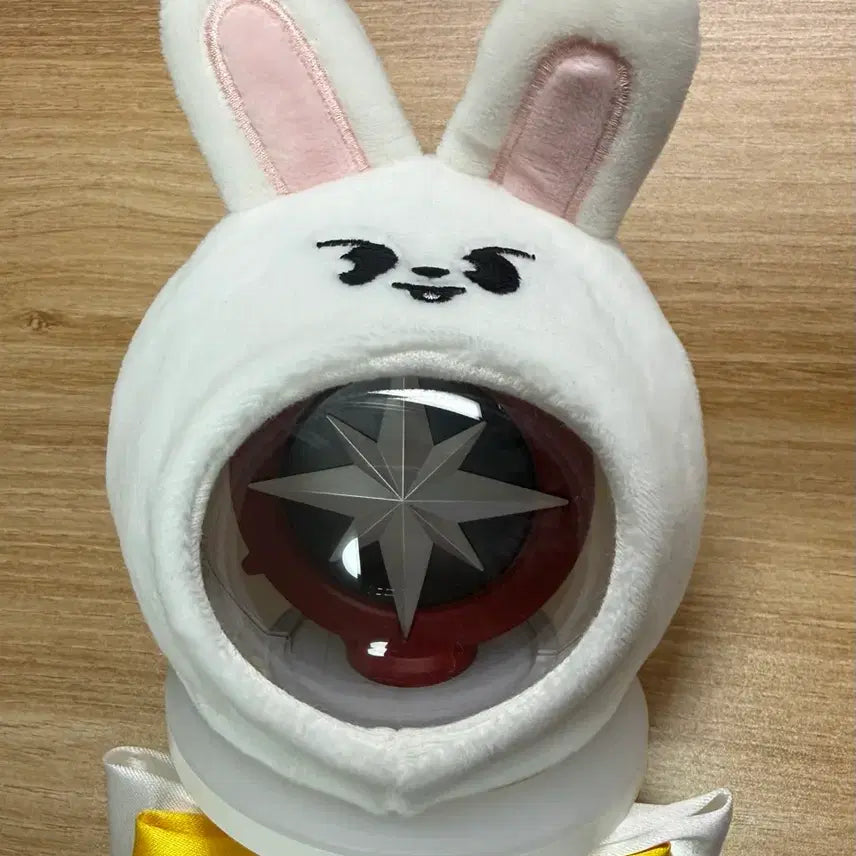 [BUNJANG] Stray Kids Skzoo Compass Bong (Ver.2) with Ribbit Cover (Ver.2) and Ppockari Ribbon Bundle / 스트레이키즈 응원봉 스키즈 나침봉 양도