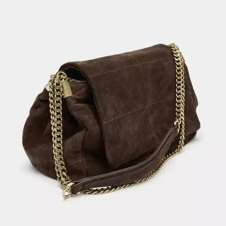 [SOLD OUT] (새상품 컨디션) 자라 ZARA 레더 숄더백 (초콜릿)