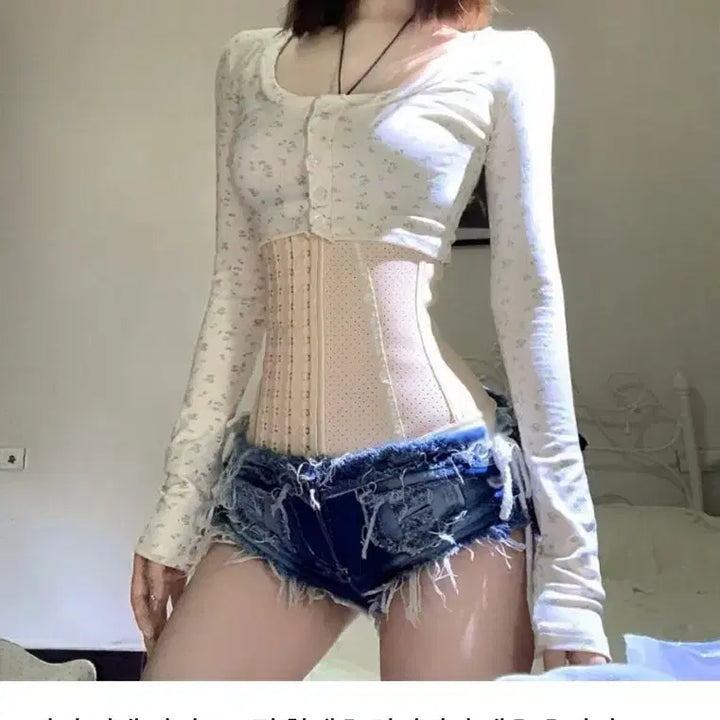 [BUNJANG] Ultra Mini Denim Shorts for Body Profile &amp; Broadcasting / 새상품) 핫팬츠 바디프로필 방송 초미니 청바지