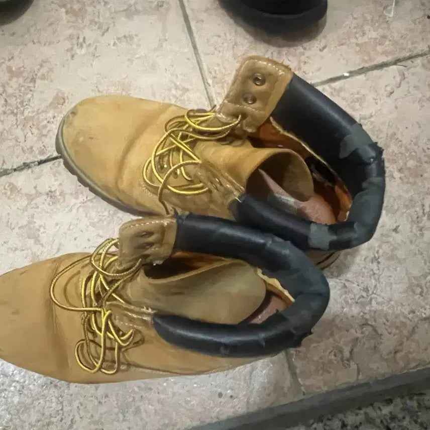 [BUNJANG] Timberland Yellow 6-Inch Work Boots Size 285 / 팀버랜드 옐로우 6인치 워커 부츠 285