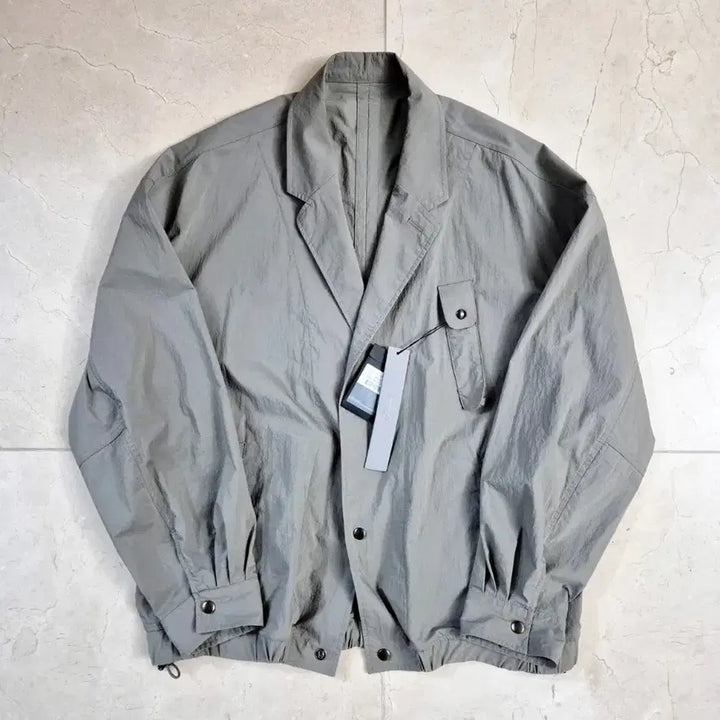 [BUNJANG] Songzio Homme 22SS Oversized Summer Jacket / 송지오옴므 / 22ss 그레이시카키 오버핏 여름 자켓 / 48