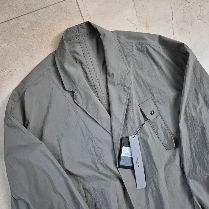 [BUNJANG] Songzio Homme 22SS Oversized Summer Jacket / 송지오옴므 / 22ss 그레이시카키 오버핏 여름 자켓 / 48
