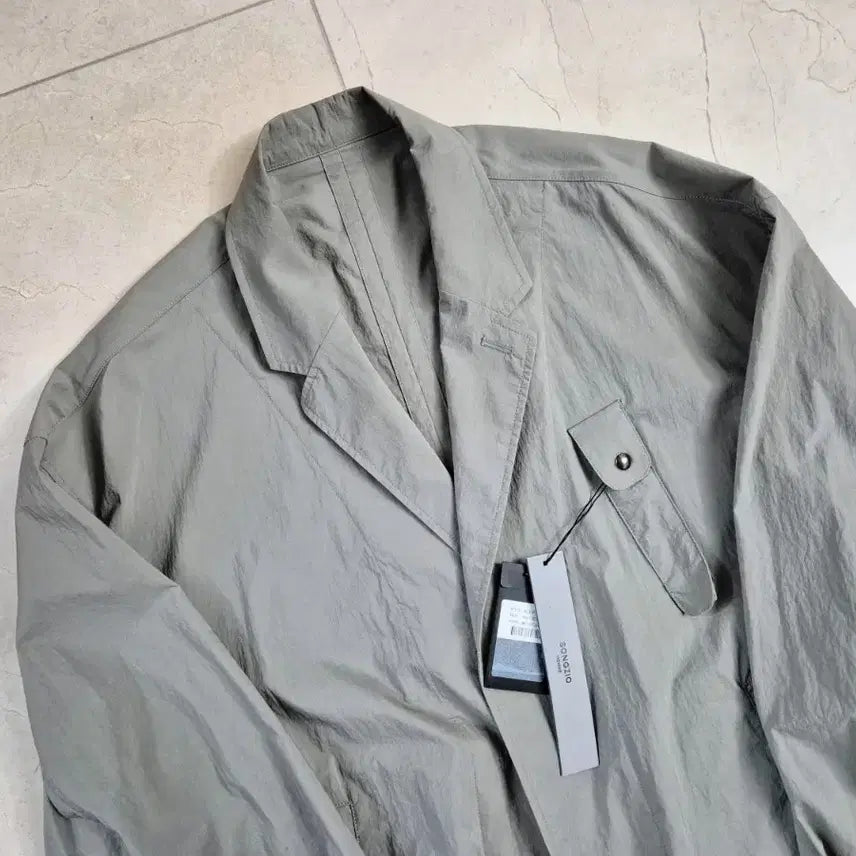 [BUNJANG] Songzio Homme 22SS Oversized Summer Jacket / 송지오옴므 / 22ss 그레이시카키 오버핏 여름 자켓 / 48