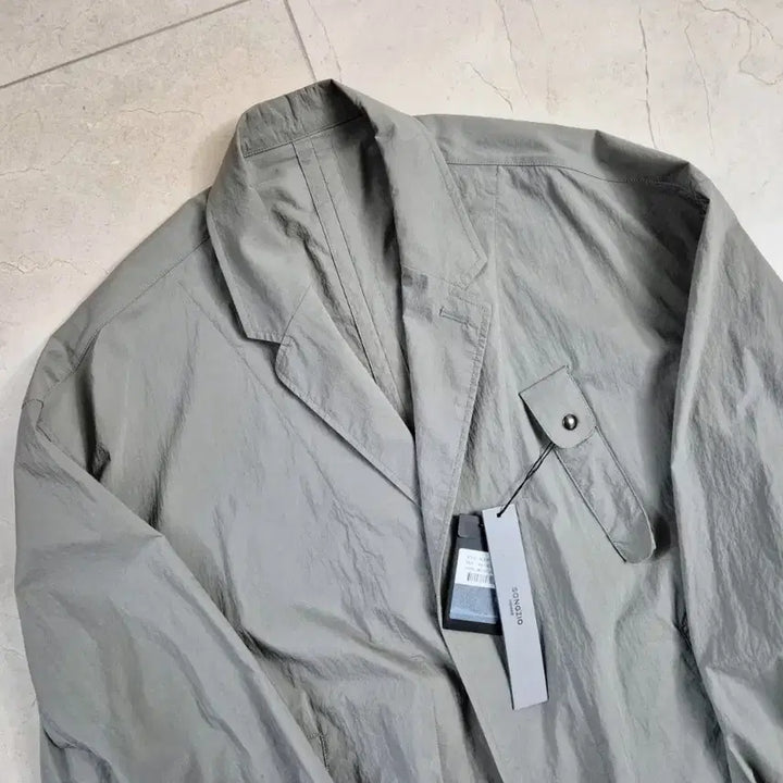 [BUNJANG] Songzio Homme 22SS Oversized Summer Jacket / 송지오옴므 / 22ss 그레이시카키 오버핏 여름 자켓 / 48