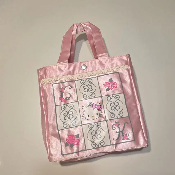 [BUNJANG] Sanrio Hello Kitty Charmmy Kitty Tote Bag / 산리오 헬로키티 챠미키티 토트백 가방(미사용)
