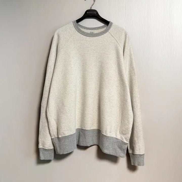 [BUNJANG] Apresse Vintage Sweatshirt Oatmeal / [2] 22SS 아프레쎄 빈티지 스웻셔츠 오트밀