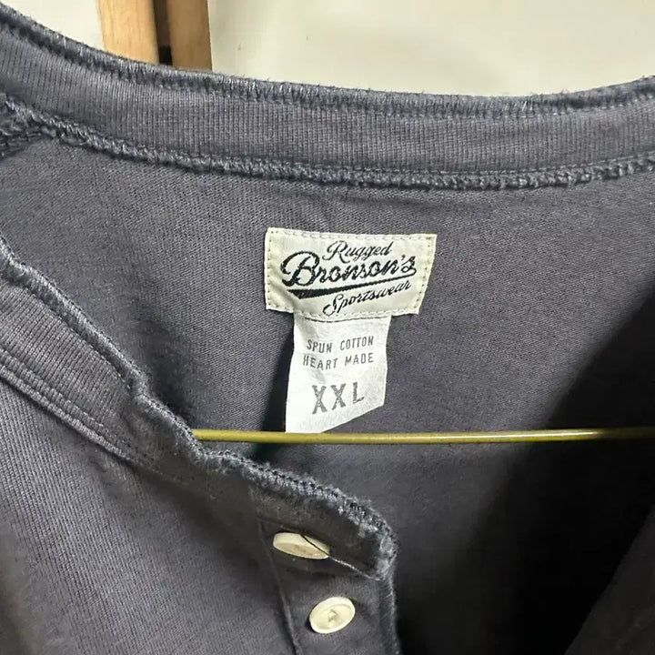 [BUNJANG] Bronson Henlay Neck Short Sleeve T-Shirt 2XL / 브론슨 헨리넥 2xl
