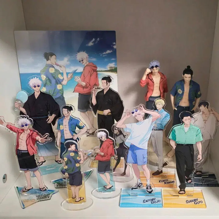[BUNJANG] Jujutsu Kaisen Gojo &amp; Geto Acrylic Stand Figure Bundle / 주술회전 고죠 게토 아크릴 스탠드 피규어 일괄