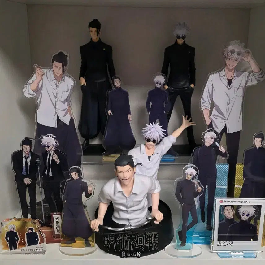 [BUNJANG] Jujutsu Kaisen Gojo &amp; Geto Acrylic Stand Figure Bundle / 주술회전 고죠 게토 아크릴 스탠드 피규어 일괄