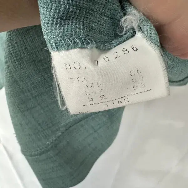 [BUNJANG] [M] PLATA 단추디테일포인트 라운드 반팔자켓 / [M] PLATA 단추디테일포인트 라운드 반팔자켓