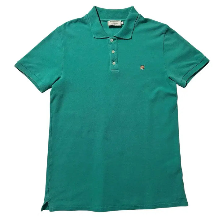[BUNJANG] Maison Kitsune Fox Head Pique Short Sleeve Polo Shirt / [M,매장판] 메종키츠네 폭스헤드 피케 카라 반팔 티셔츠