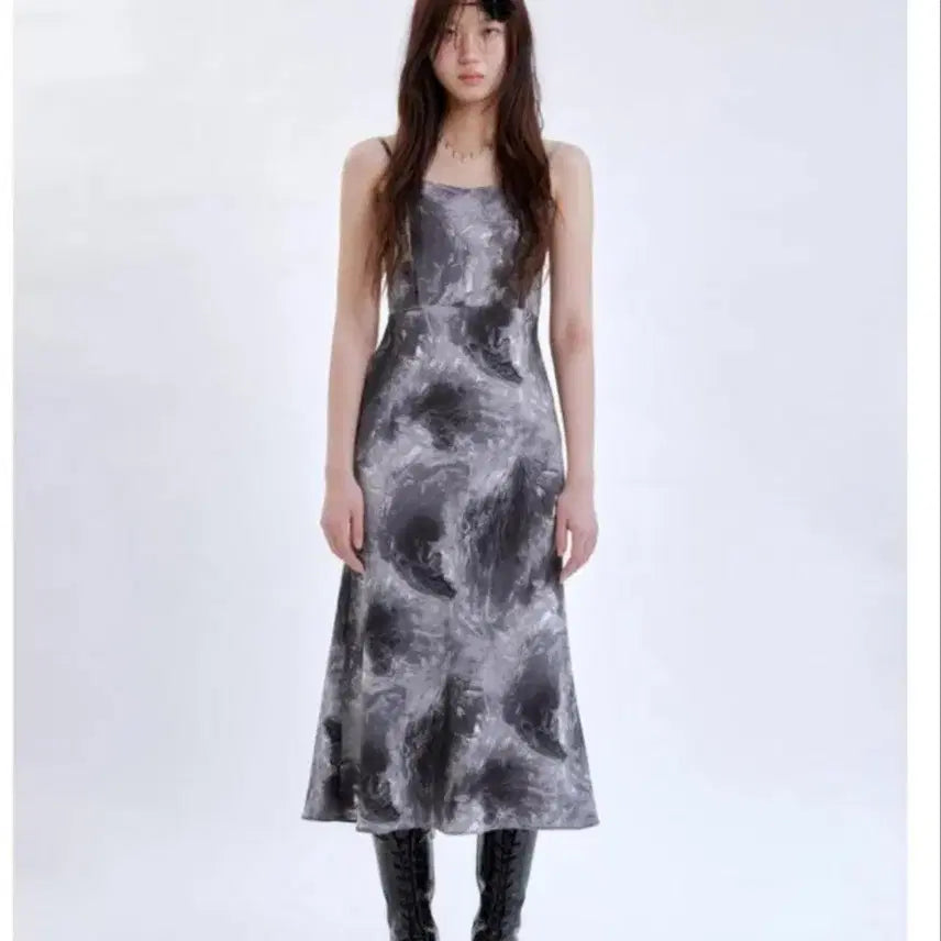 [BUNJANG] Lulu Seoul Midnight Long Dress / 루루서울 미드나잇 롱 원피스