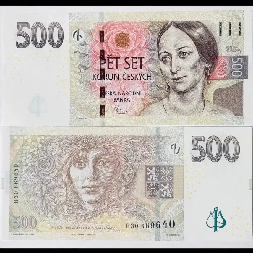 [BUNJANG] Czech Republic 500 Koruna Banknote 2009 Uncirculated / 체코 500 코루나/크룬 지폐 2009  완전미사용