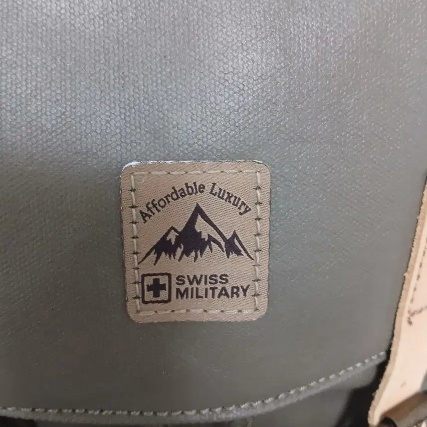 [BUNJANG] Swiss Military Style Canvas Backpack / 스위스 밀리터리 감성 백팩 (Swiss Military 스타일)