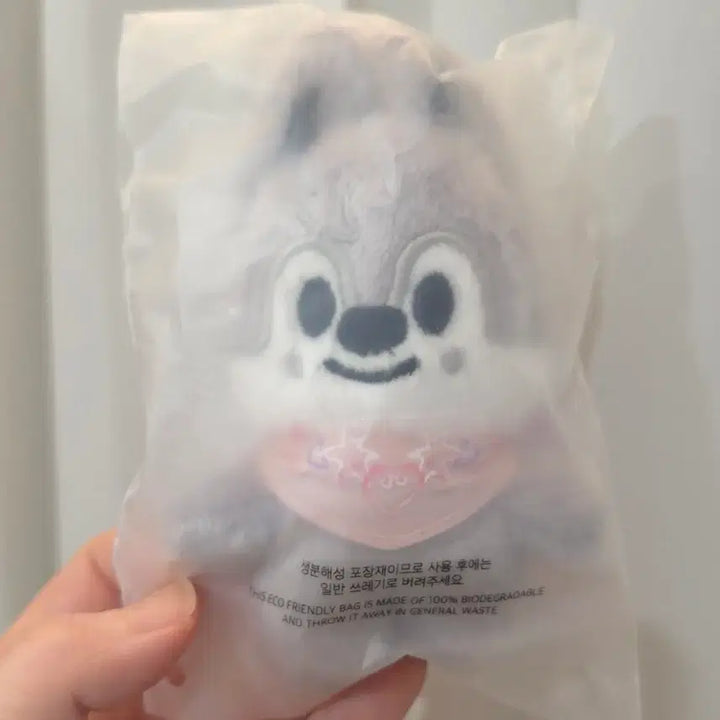 [BUNJANG] Stray Kids (SKZ) Wolf Chan 10cm Plush Doll / 미개봉 파이브어클락 팬미팅 스키주 10cm 울프찬 / 스트레이키즈 스키즈