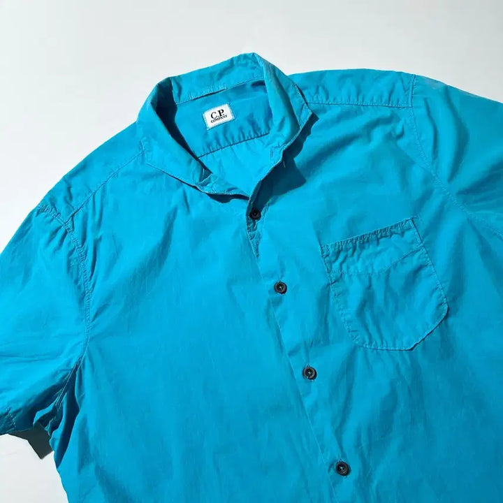 [BUNJANG] CP Company Short Sleeve Shirt Size 100 / [100,매장판] CP컴퍼니 반팔 셔츠