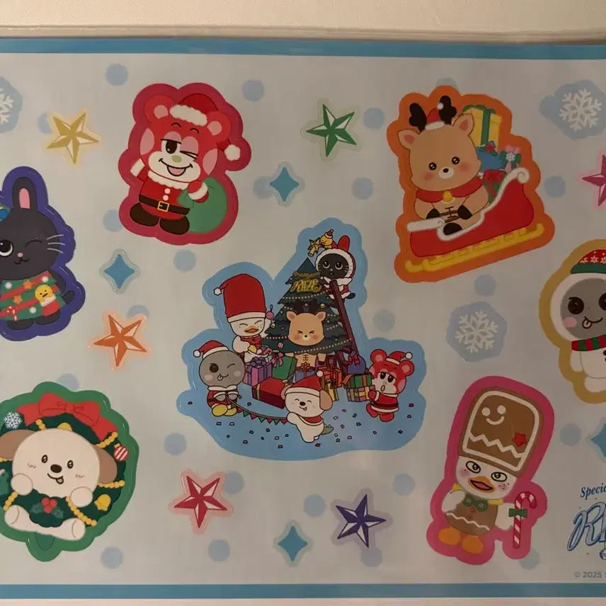 [BUNJANG] RIIZE Japan Christmas Popup Sticker Set / 라이즈 일본 크리스마스 팝업 스티커