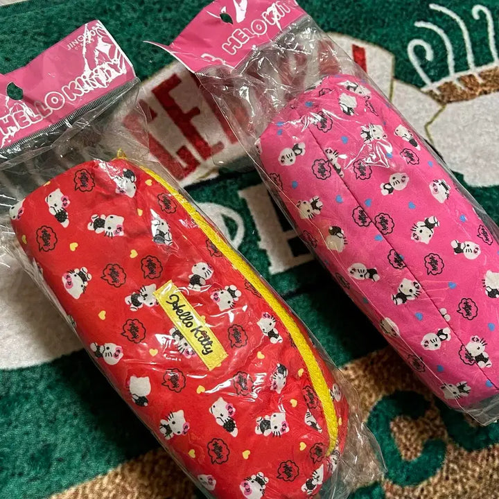 [BUNJANG] Vintage Hello Kitty Pencil Case Pouch / 고전문구 고전키티 헬로키티 필통 파우치 주머니