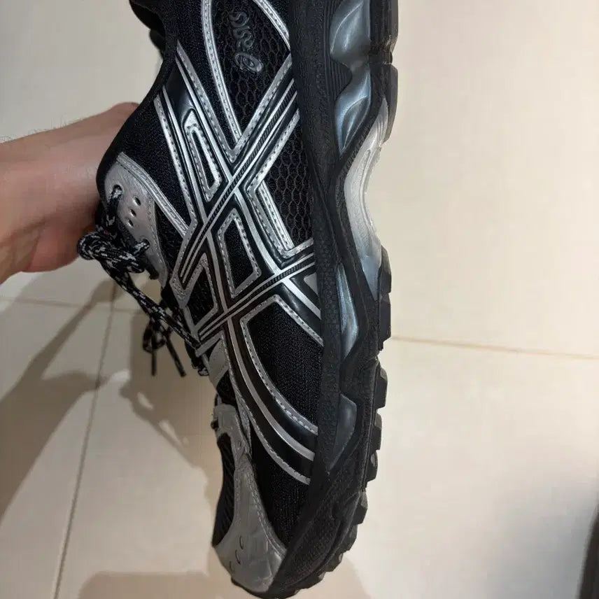 [BUNJANG] Asics Gel Nimbus 10.1 Sneakers / 아식스 젤 님버스 10.1 블랙퓨어실버 270