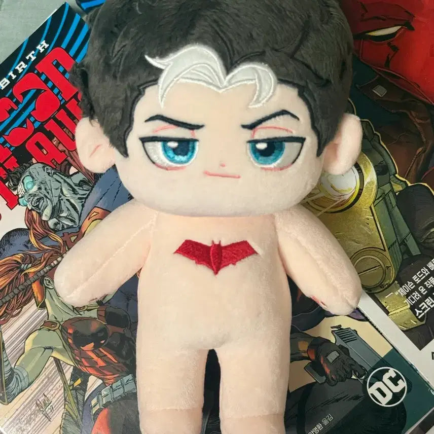 [BUNJANG] DC Red Hood Jason Todd Robin Plush Doll (Bone Skeleton Included) / <~5.25 할인> DC 레드 후드 제이슨 토드 로빈 누이 솜인형 뼈깅