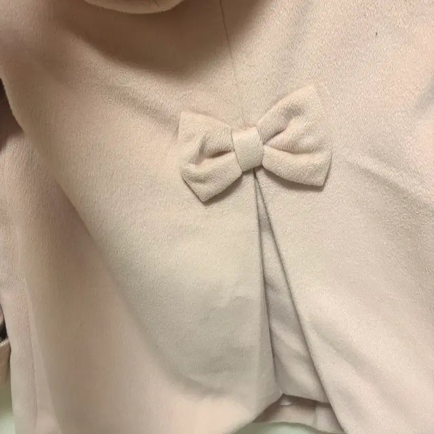 [BUNJANG] Caula Ivory Vintage Coat / 아이보리 코트 빈티지 의류 리본 caula