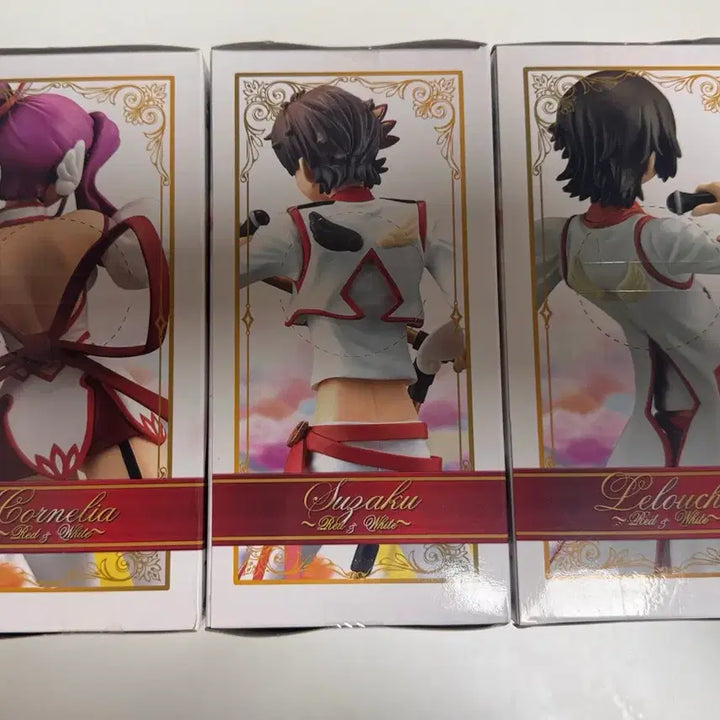 [BUNJANG] Code Geass DXF Lelouch, Suzaku, Cornelia Figure Bundle Set / (미개봉)코드기어스 DXF 를르슈,스자쿠,코넬리아 피규어 일괄