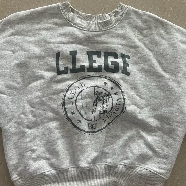 [BUNJANG] RECTO Cropped Sweatshirt / 렉토 크롭맨투맨
