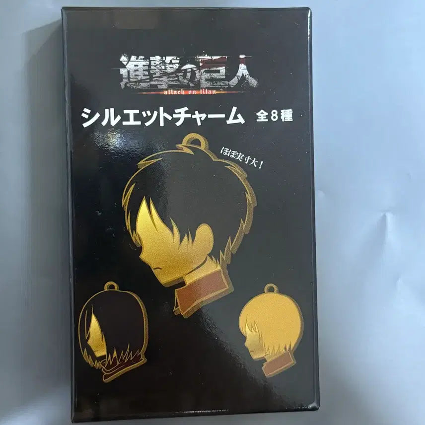 [BUNJANG] Attack on Titan Erwin Metal Silhouette Keychain / 메가박스 진격의 거인 실루엣 참 메탈 키링 엘빈 에르빈