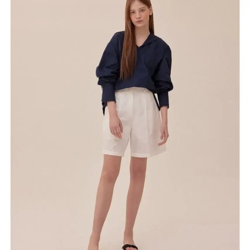 [BUNJANG] Your Name Here Navy Blouse Dress / 새상품 유어네임히얼 네이비 블라우스 원피스