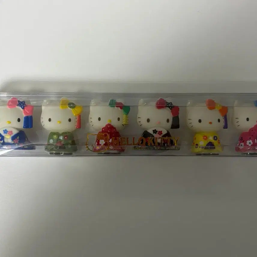 [BUNJANG] Sanrio 2015 Tokyo Edition Hello Kitty Kimono Figure Set (Sealed) / 15년도 도쿄 에디션 헬로키티 기모노 피규어 세트